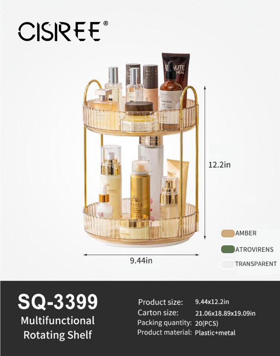 Rotating Makeup Organizer