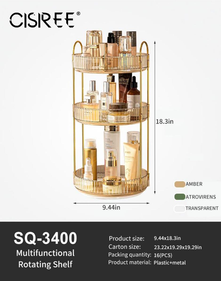 Rotating Makeup Organizer
