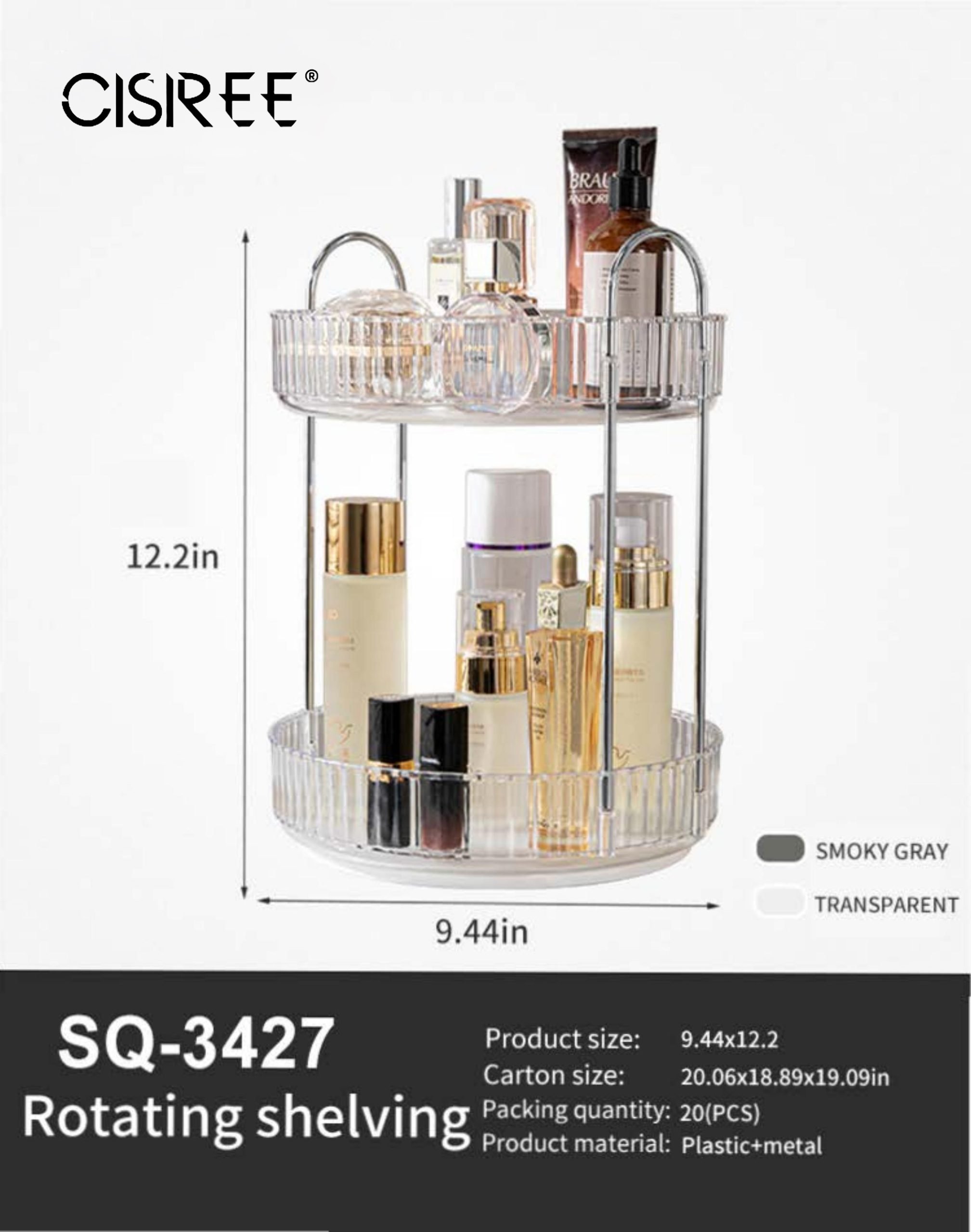 360 Spinning Organizer Holder