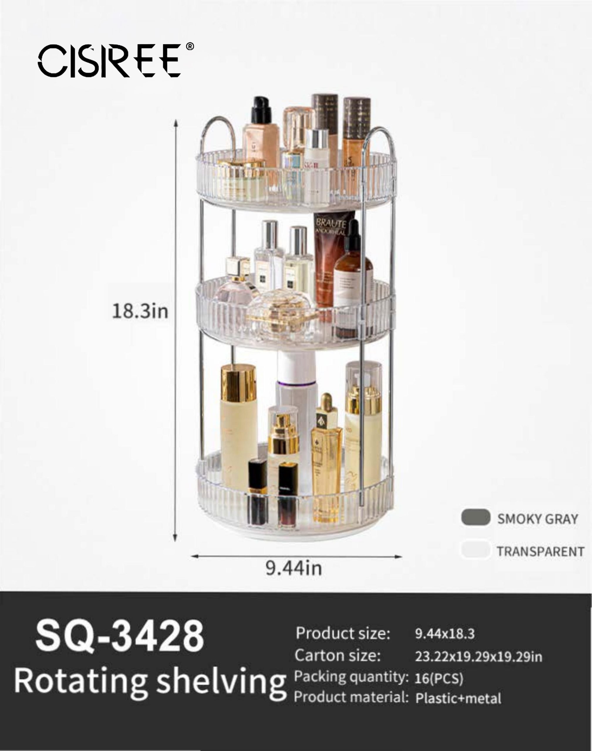 360 Spinning Organizer Holder
