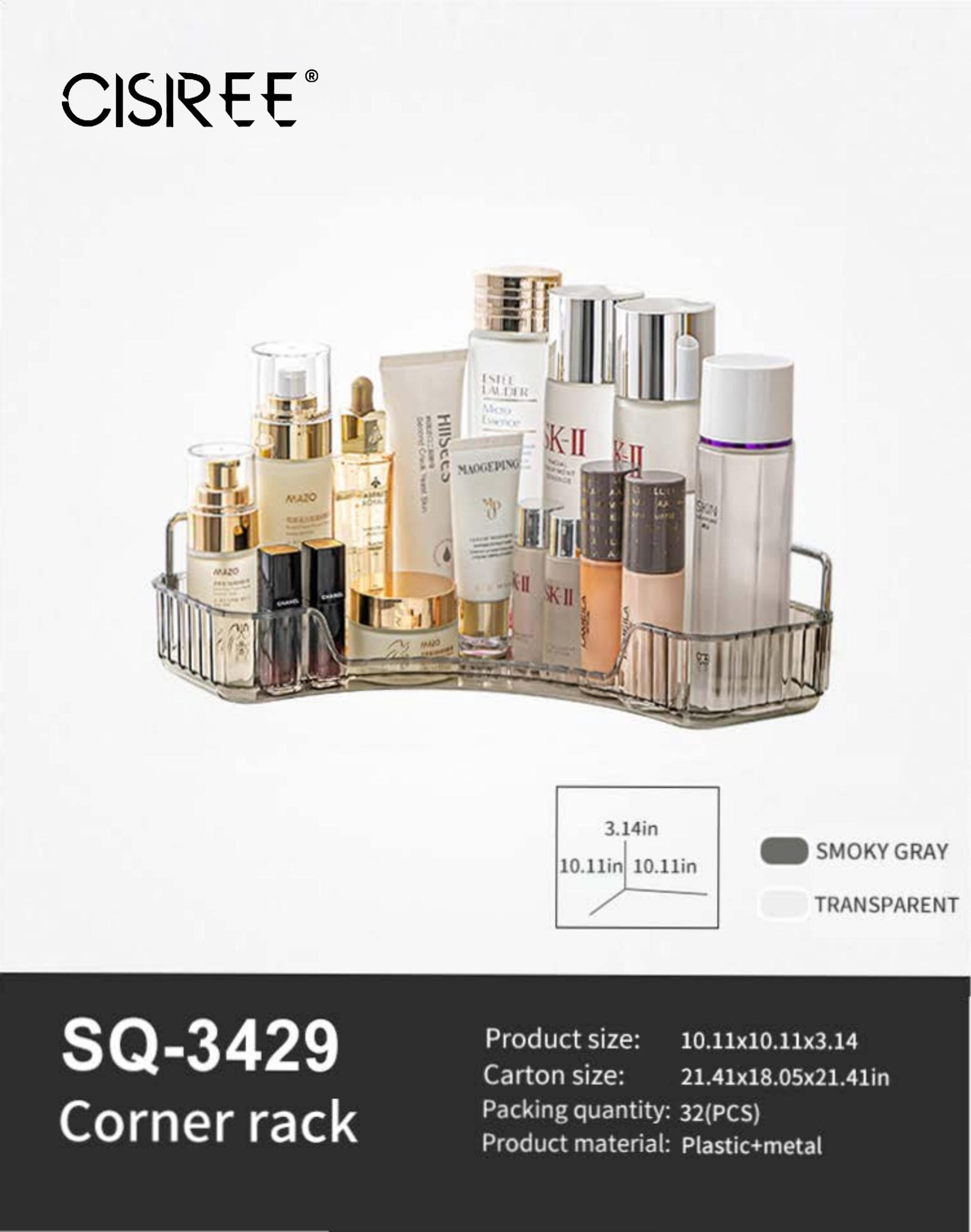 90 Corner Countertop Shelf