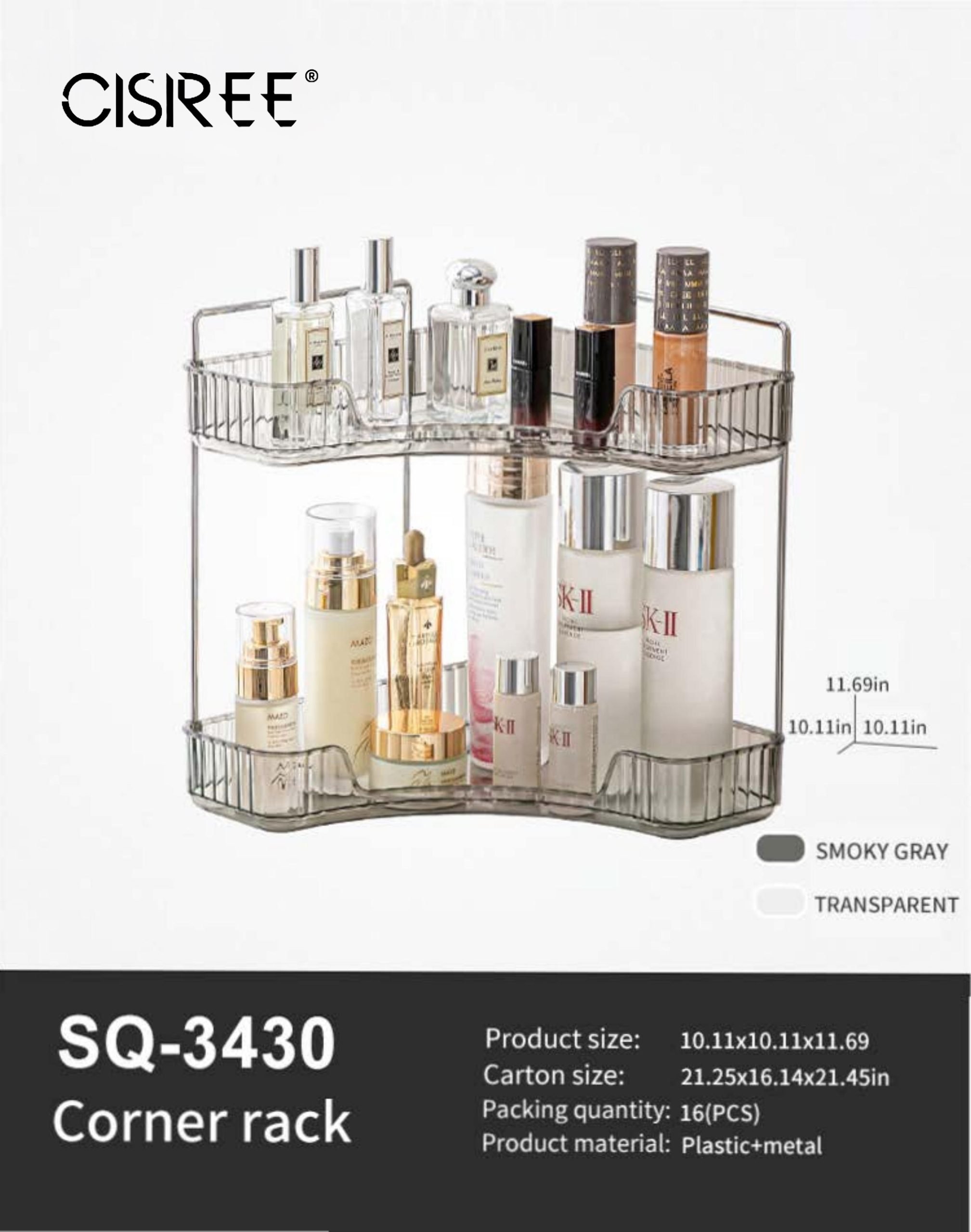 90 Corner Countertop Shelf