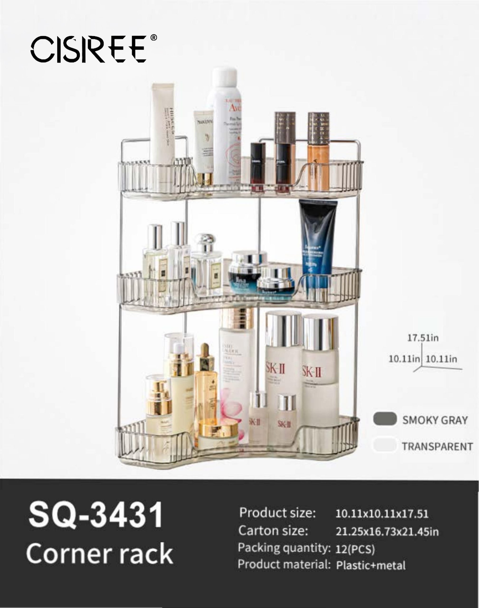 90 Corner Countertop Shelf