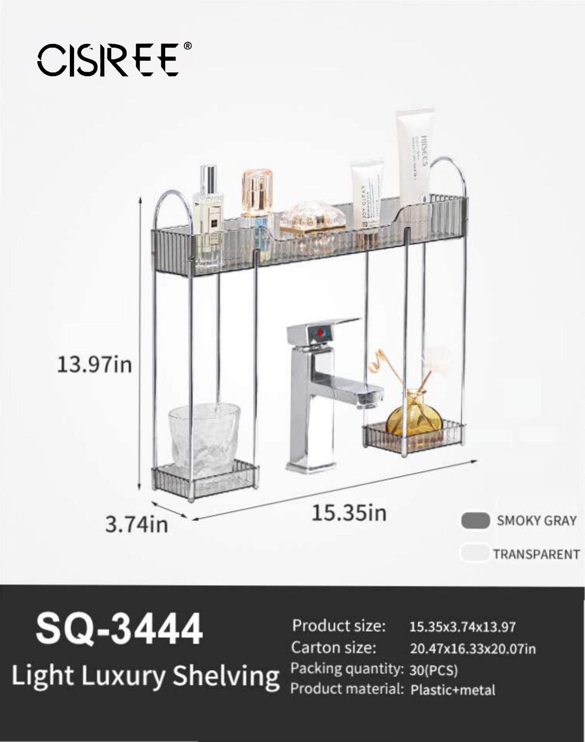 Narrow Counter Organizer Above Sink
