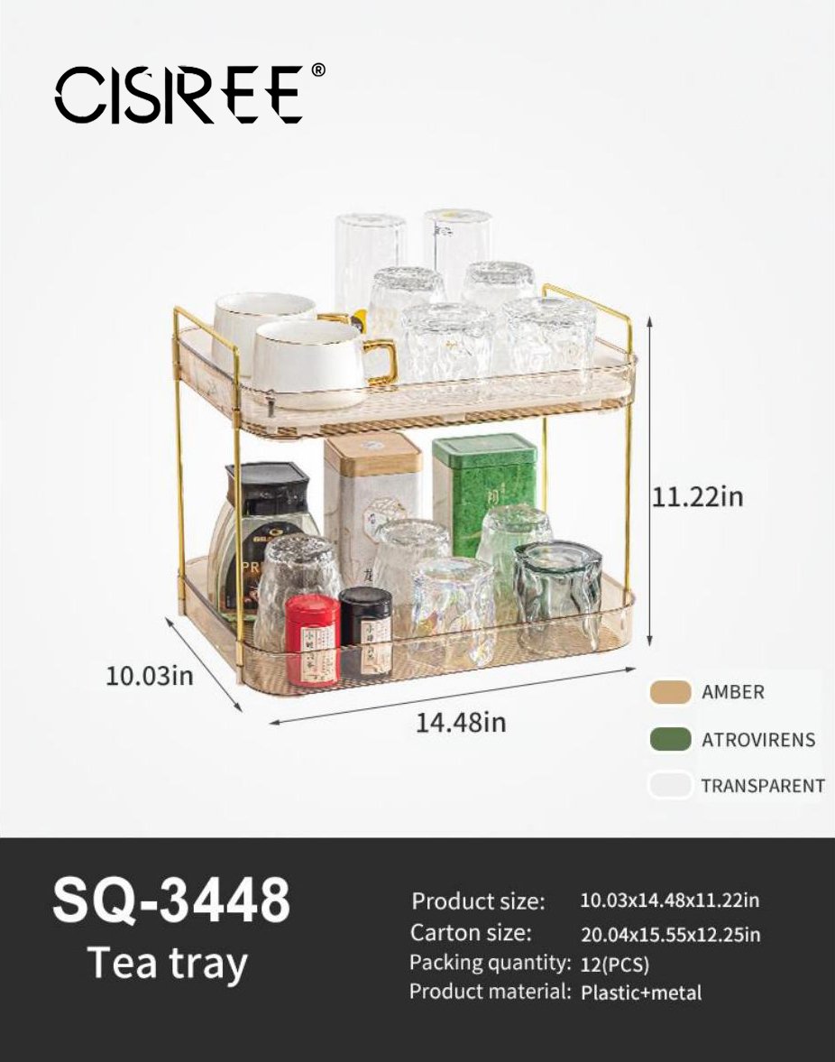 Large Capacity Organizer with Drain Board