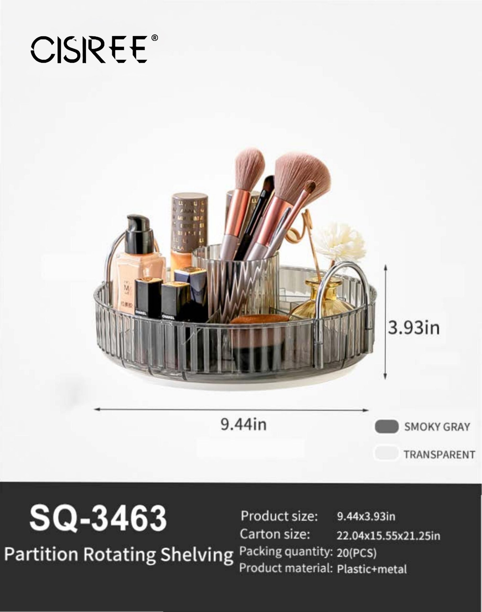 Rotating Makeup Organizer for Vanity