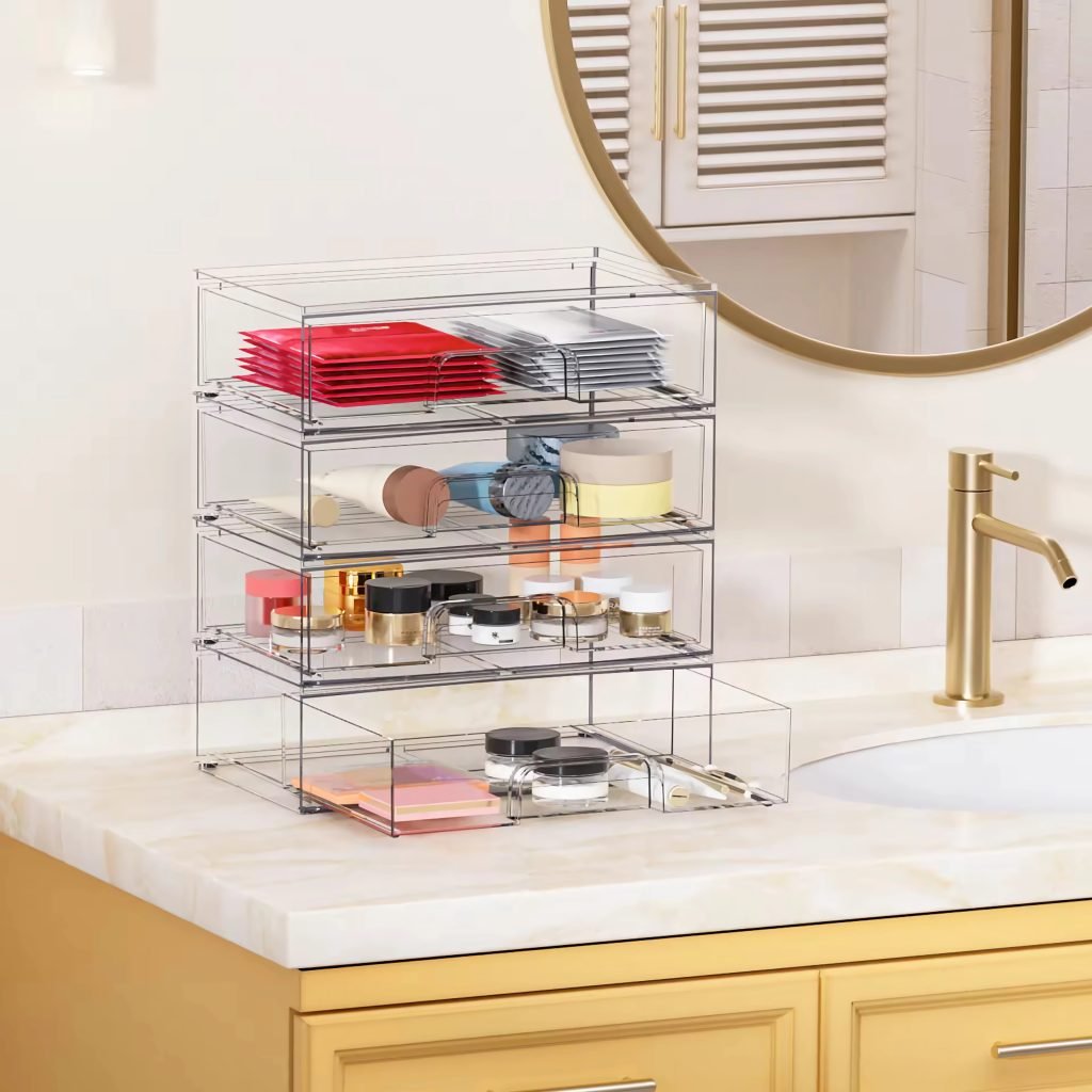 Desktop Transparent Jewellery Box (2)